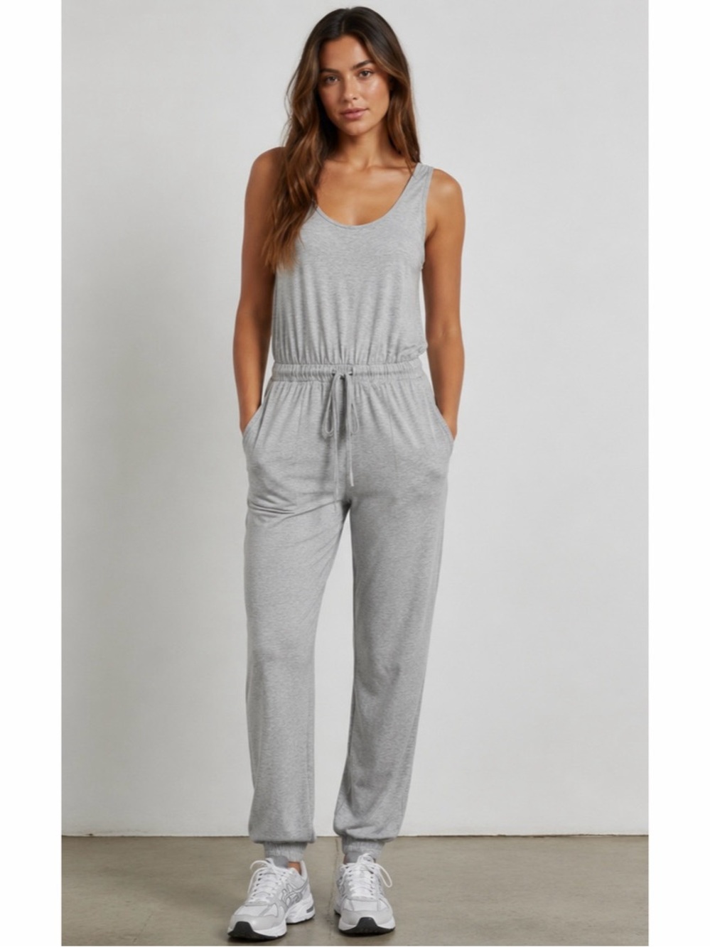 Girlfriend Collective Gray Jumpsuit